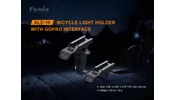 Fenix ALD-10 Adapter Kerékpár Lámpákhoz GoPro Rögzítéshez