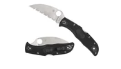 Spyderco ENDELA FRN BLACK WHARNCLIFFE SERRATED C243FSWCBK EDC Zsebkés