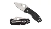 Spyderco AMBITIOUS FRN BLACK SERRATED C148SBK EDC Zsebkés