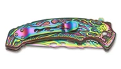 Böker Magnum Rainbow Flaming Skull zsebkés