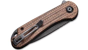 CIVIVI Elementum Micarta Dark Brown Tanto Zsebkés