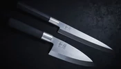 KAI Wasabi Black Deba szakácskés 15 cm-es