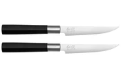 KAI Wasabi Black Steak kés készlet 2db-os