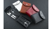 NN Knives Manikűrkészlet Optim Piros Bőr Modern