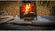 NN Knives Adventurer II NC Blade Green Canvas Micarta Outdoor Kés