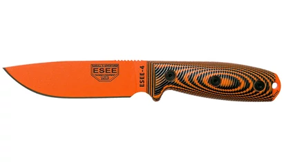 ESEE 4 Narancs Penge Narancs-Fekete G10 Outdoor Kés