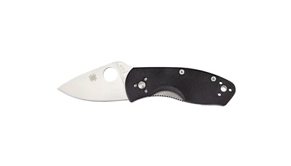 Spyderco AMBITIOUS G-10 BLACK PLAIN C148GP EDC Zsebkés