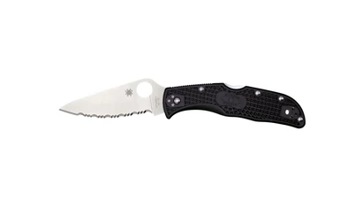 Spyderco ENDELA FRN BLACK SERRATED C243SBK EDC Zsebkés