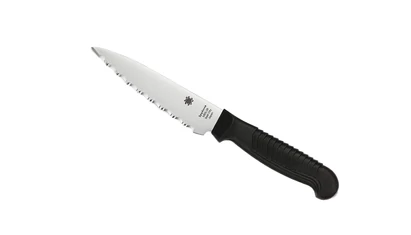 Spyderco KITCHEN CLASSICS CUCINA (Small Utility) CM.11,4 SERRATED BLACK K05SBK Konyhakés