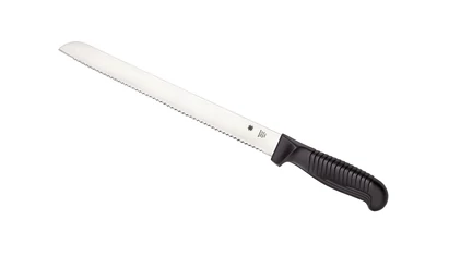 Spyderco KITCHEN CLASSICS PANE (Bread knife) CM.26 SERRATED BLACK K01SBK Konyhakés