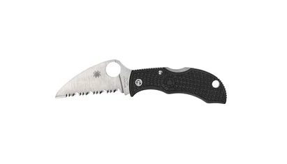 Spyderco MANBUG FRN BLACK WHARNCLIFFE SERRATED MBKWS EDC Zsebkés