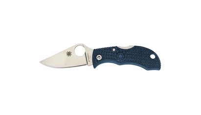 Spyderco MANBUG FRN BLUE K390 PLAIN MFPK390 EDC Zsebkés