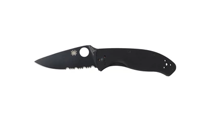 Spyderco TENACIOUS G-10 BLACK BLADE COMBO C122GBBKPS EDC Zsebkés