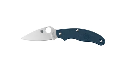 Spyderco UK PENKNIFE FRN BLUE PLAIN C94PCBL EDC Zsebkés