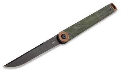 Böker Plus Kaizen Green Canvas Micarta Zsebkés