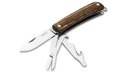 Böker Plus Mini Tech Tool Zebrawood 4 zsebkés