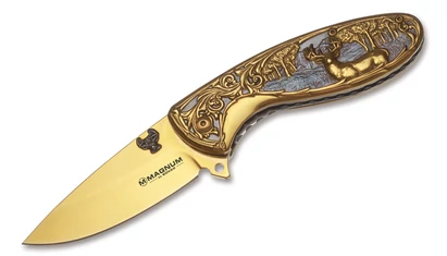 Böker Magnum Golden Deer Hunter Zsebkés