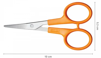 Fiskars Classic Körömvágó Olló Hajlított 10 cm-es