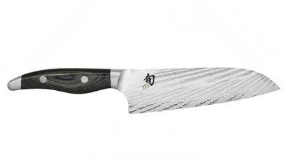 KAI Shun Nagare Santoku szakácskés 18 cm-es damaszk