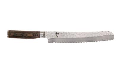 KAI Shun Premier TiM Mälzer kenyérvágó kés 23 cm-es damaszk