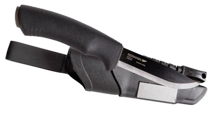Morakniv Bushcraft Survival Black outdoor kés szénacél