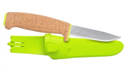 Morakniv Floating Serrated Knife Lime/Wood outdoor kés