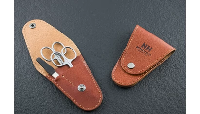 NN Knives Manikűrkészlet City Barna Bőr Modern