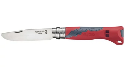 Opinel My First Outdoor junior No.07 Inox red gyerek zsebkés