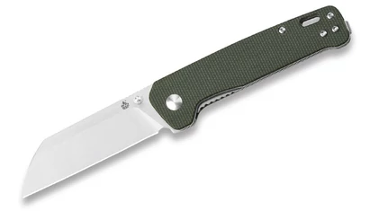 QSP Penguin Green Micarta Zsebkés