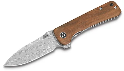 QSP Hawk Damascus Wood Damaszk Zsebkés