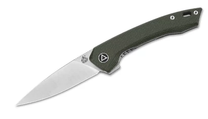 QSP Leopard Green Micarta Zsebkés