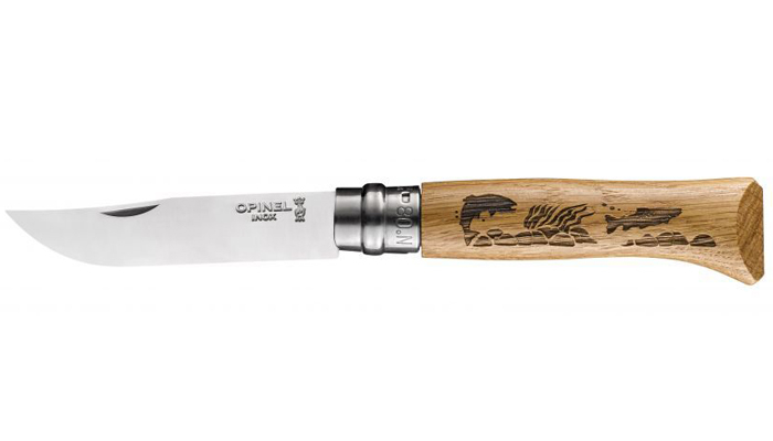 Opinel Tradition No.08 Inox Trout zsebkés
